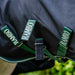 Rambo Wug 1680D High Neck Horse Turnout Blanket - 200g Medium Weight - FOX5 - Navy / Hunter Green - 66" - 5