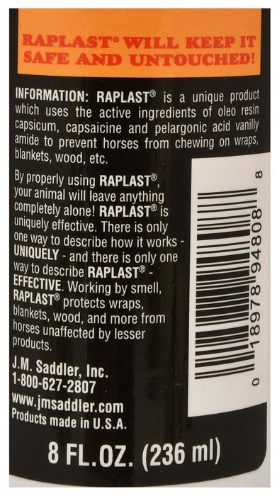 RapLast Horse Blanket & Wrap Protector Spray - JMR1 - 8 oz Spray - 3