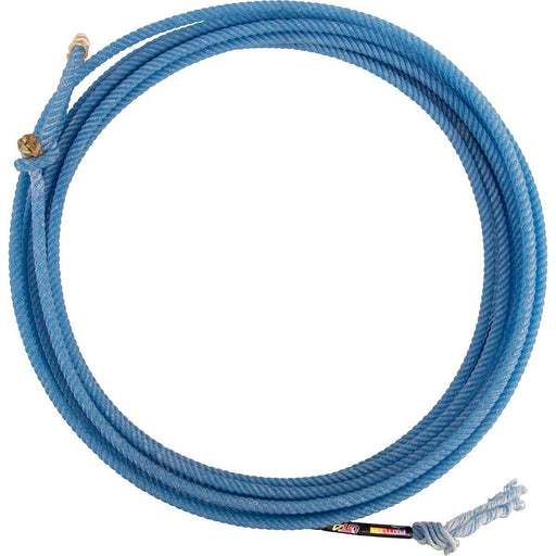 Rattler GT4 Four-Strand Team Roping Rope, 30 ft - CR1Y3 - X-Soft - 30 ft Head - Blue - 2