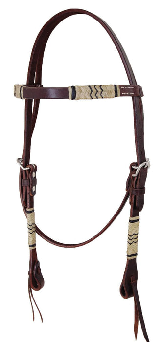 Rawhide Braided Browband Headstall - OXTDA - 1