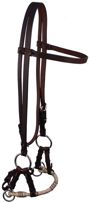 Rawhide Nose Side Pull - BUFU6 - 1