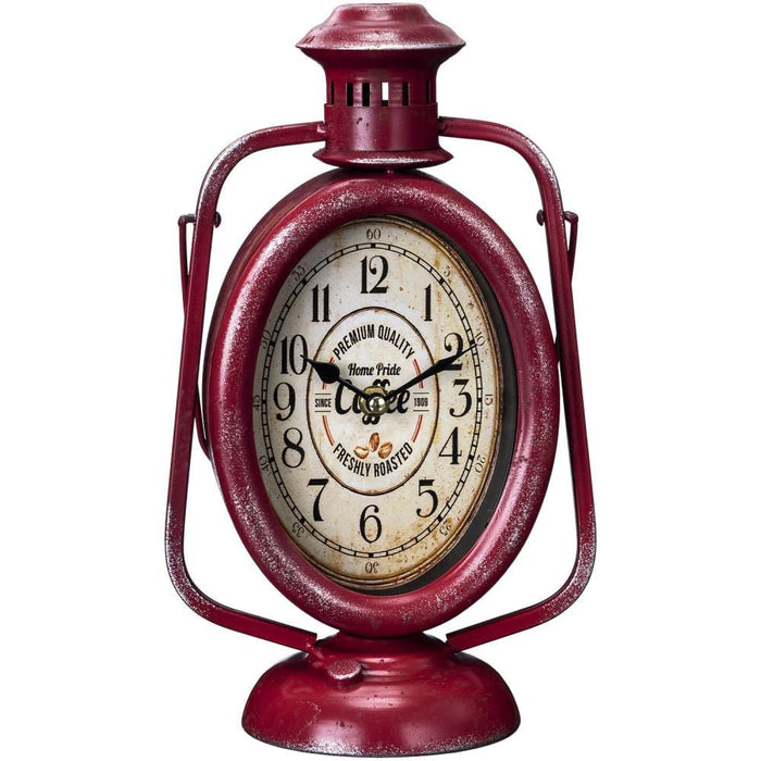 Red Lantern Tabletop Clock - JTIA8T - Red - 1
