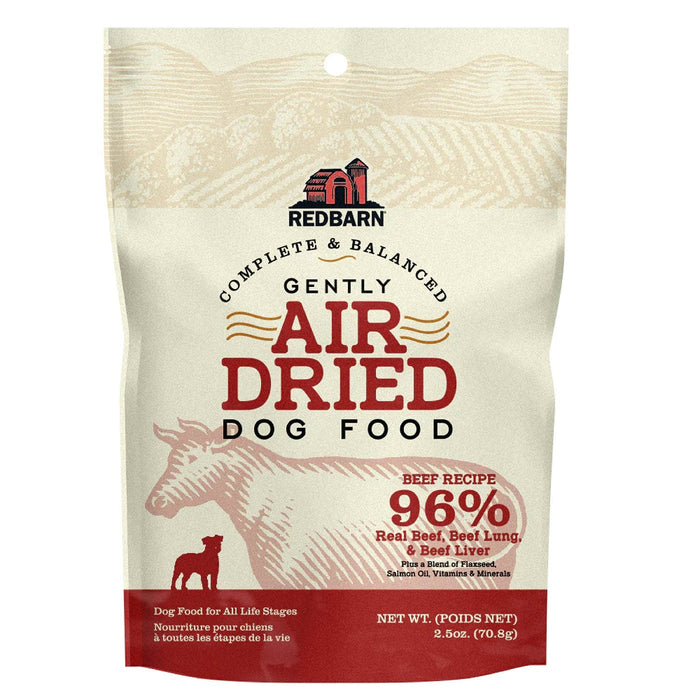 Redbarn High Protein Grain Free Air Dried Recipe Dog Food - 24R6 - 2.5 oz - Beef - 6