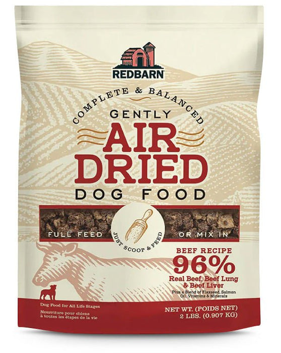 Redbarn High Protein Grain Free Air Dried Recipe Dog Food - 24R7 - 2 lb - Beef - 8