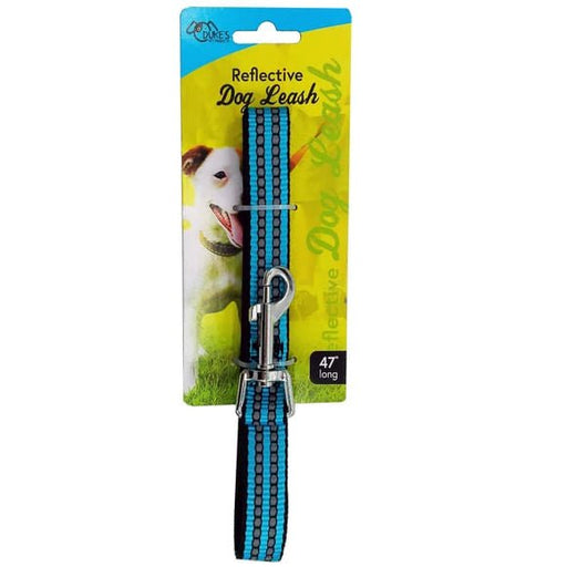 Reflective Dog Leash, Assorted Colors, 47' - Jeffers - Dog Supplies > Dog Apparel > Dog Collars, Harnesses, & Leashes