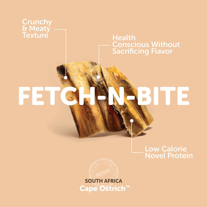 Roam Dog Treats Ossy Baby Backs 2pk, 1/4 Rack - RO21D - See product for details - Ostrich - 2pk - 3