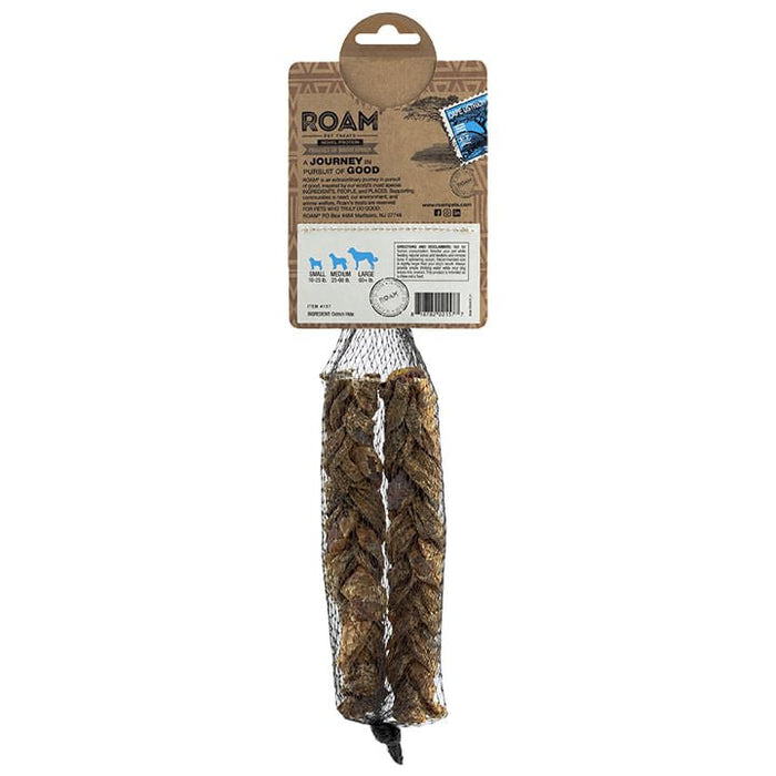 Roam Dog Treats Ossy Twists, 2pk - RO21E - See product for details - Ostrich - 2pk - 2