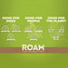 Roam Dog Treats The Boss - Trich Ostrich Bone - RO211 - Ostrich - See product for details - 6
