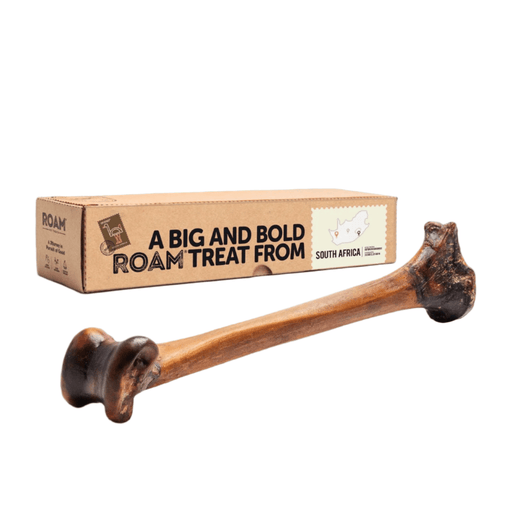 Roam Ostrich Bone Long Lasting Dog Treat - RO219 - See product for details - Ostrich - 1