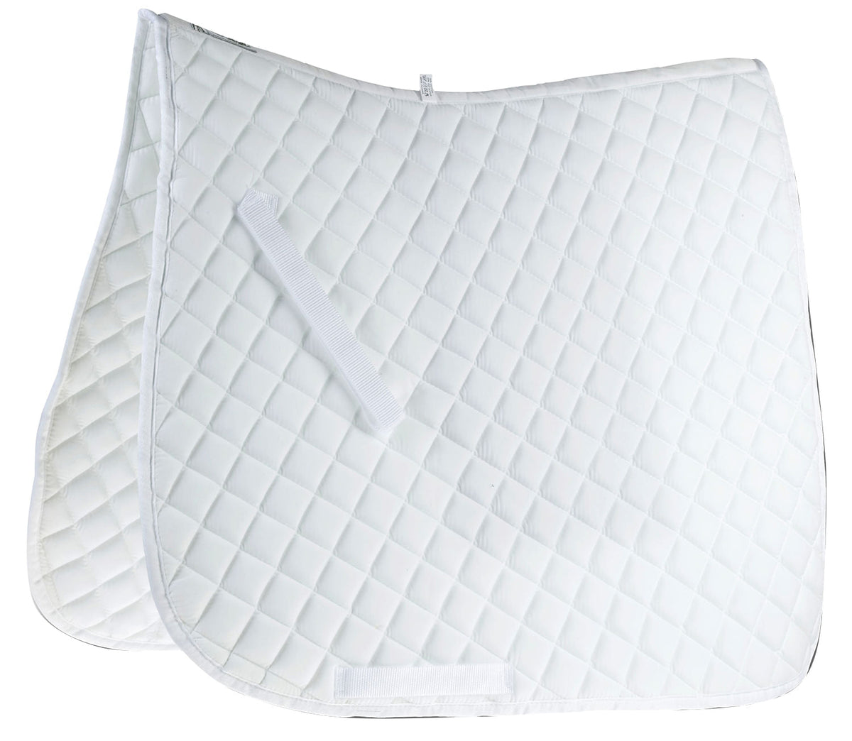 Roma Economy Dressage Horse Saddle Pad, White — Pet Supplies 4 Less