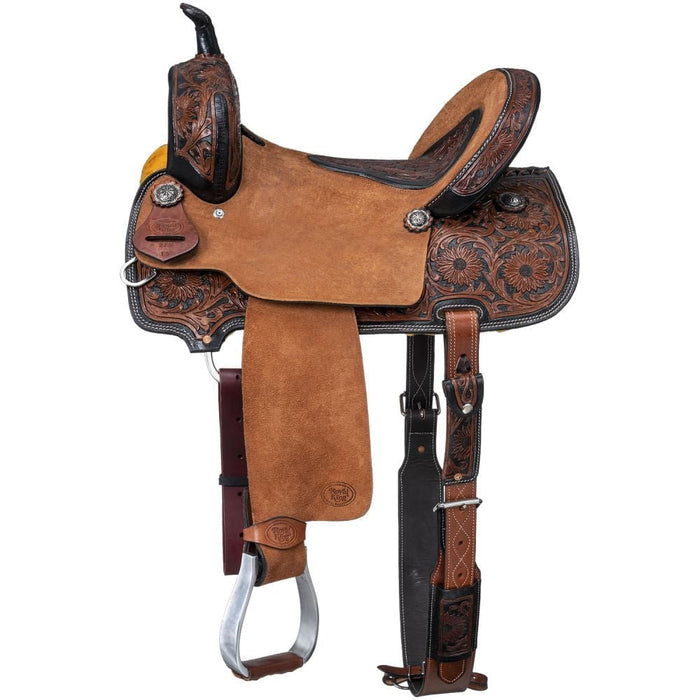 Royal King Dublin Barrel Saddle, 15" - JTIB6Q - Brown - 1