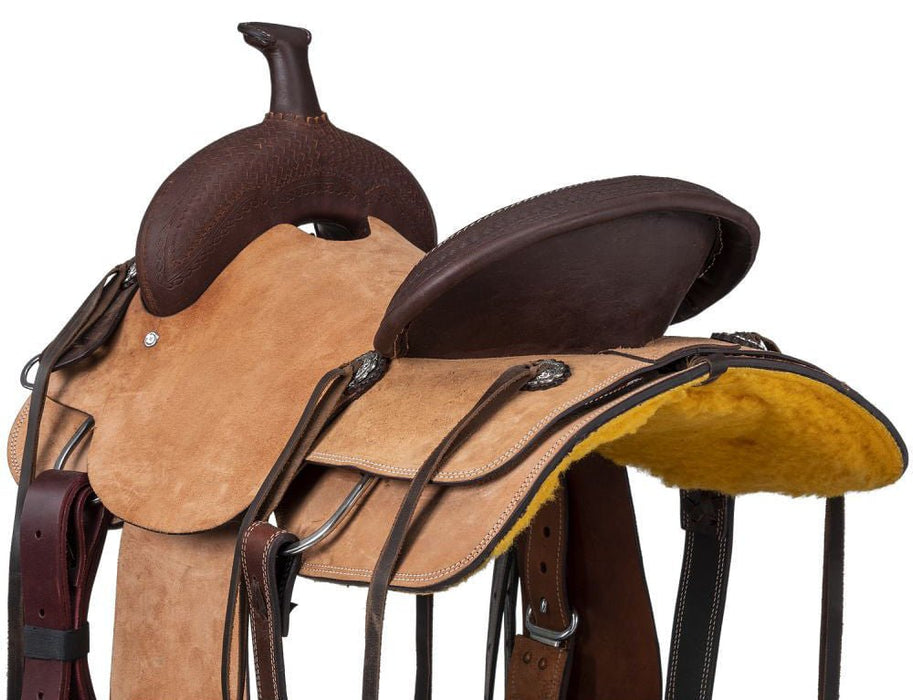 Royal King Sparks All Around Saddle - JTIB6Z - Brown - 14 in - 4