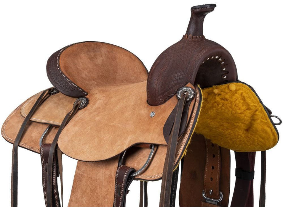 Royal King Sparks All Around Saddle - JTIB6Z - Brown - 14 in - 3