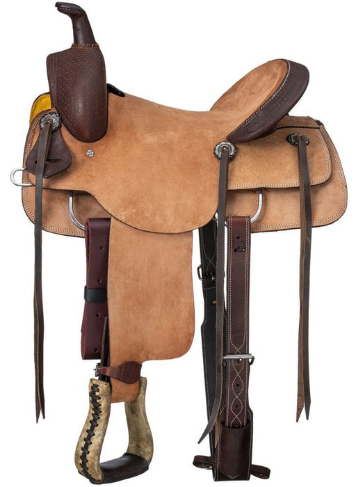 Royal King Sparks All Around Saddle - JTIB6Z - Brown - 14 in - 1