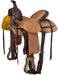 Royal King Sparks All Around Saddle - JTIB6Z - Brown - 14 in - 2
