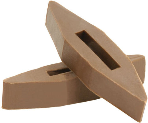 Rubber Rein Stops Pair - IACC - Brown - 1