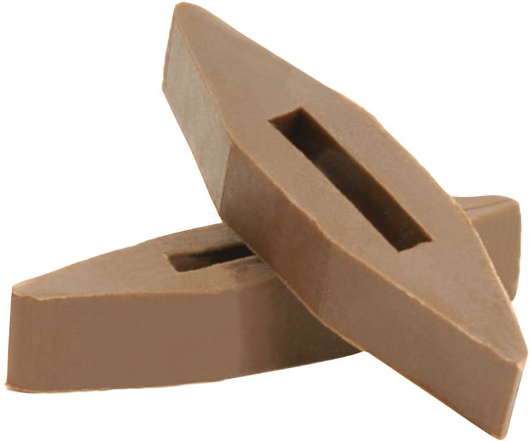 Rubber Rein Stops Pair - IACC - Brown - 2