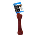 Rubber Tree Bone Dog Squeak Toy, 6.25"L - KL21P - Brown - 6.25" - 1