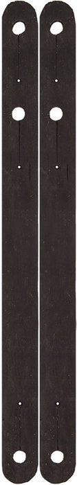 Rubber Under Heel Strap, Black - 121YZ - 1