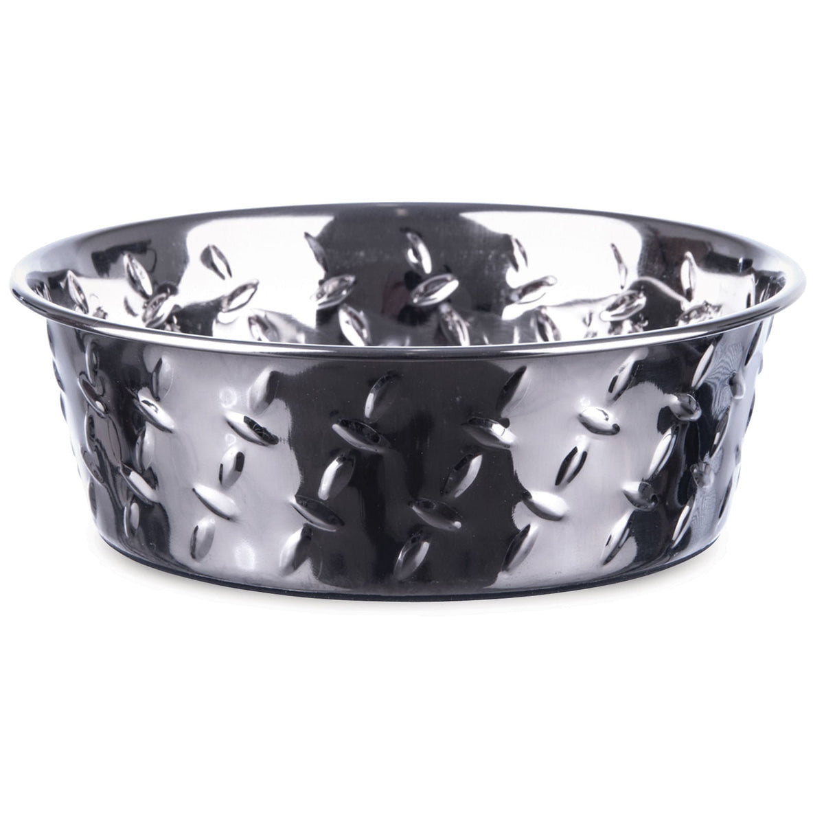 Ruff N' Tuff Diamond Plate Bowls by Loving Pets — Pet Supplies 4 Less