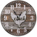 Rustic Chicken Wall Clock - JTIA9Q - Brown - 1