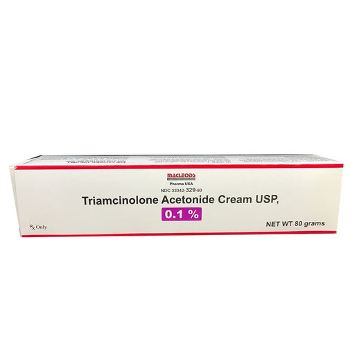 Rx 0.1% Triamcinolone Acetonide Cream (Generic) for Dogs & Cats, 80 gm Tube - 012TRI-80GM - 1