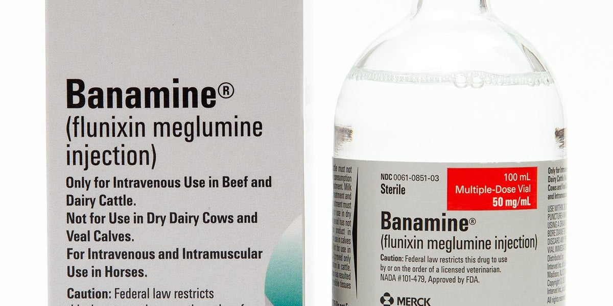 Rx Banamine (flunixin meglumine) Injection Solution, 50mg/mL — Pet ...