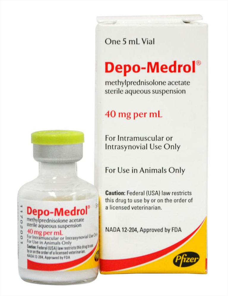 Depo June Injection Depo-Medrol Injection for Dogs, Cats & Horses — Pet Supplies 4 Less