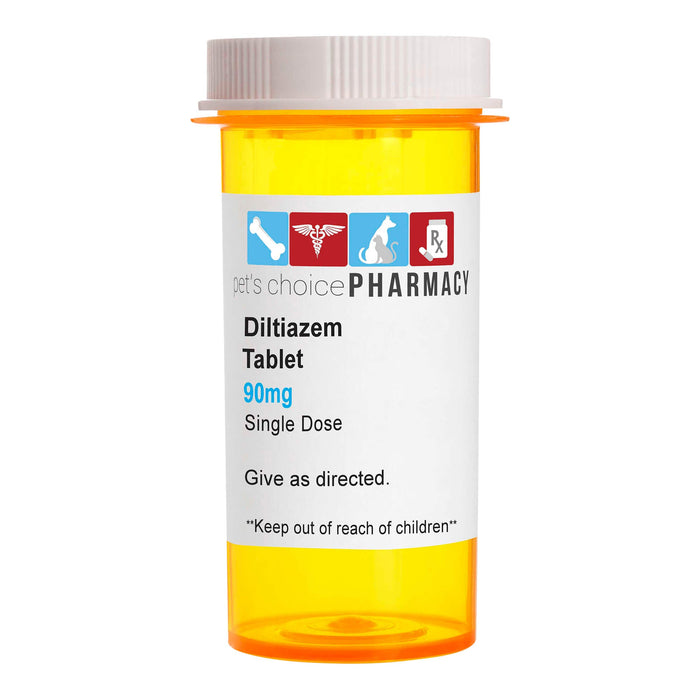 Rx Diltiazem Tablets for Heart Conditions & Arrhythmias - 012TV-0320-1 - 90 mg - Single Tablet - 3