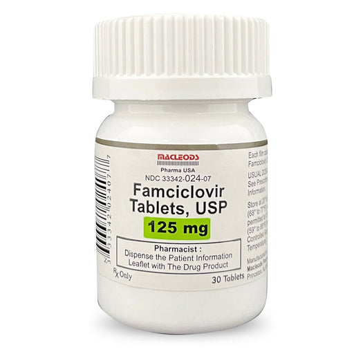 Rx Famciclovir 125 mg Tablets for Cats – Antiviral Feline Herpes Treatment - 012MID-43740 - 125 mg - 30 ct - 2