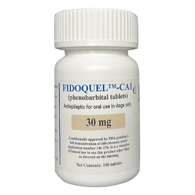 Rx Fidoquel CA1 (Phenobarbital) Tablets for Dogs, 100 ct – Seizure Control & Epilepsy Treatment - 012MID-131203 - 30mg - 100ct - 5