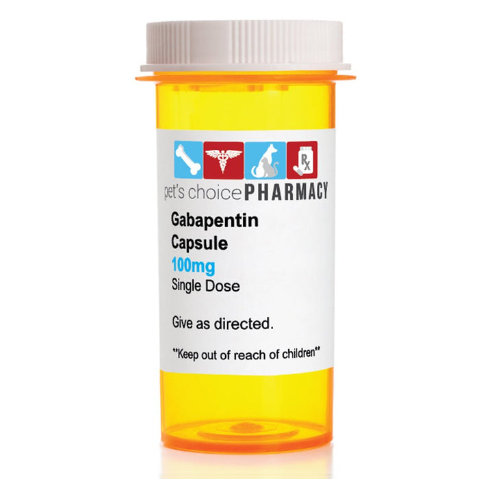 Rx Gabapentin (Generic) Capsules for Dogs & Cats - 012KV-40329 - 100 mg - 1 capsule - 1
