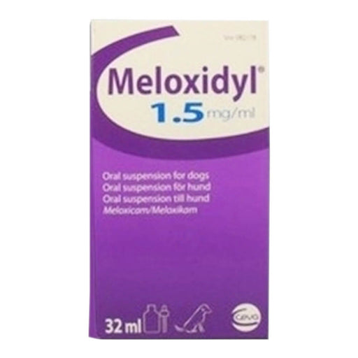 Rx Meloxidyl (meloxicam) 1.5mg/mL Oral Suspension for Dogs - 012KV-31130 - 32mL - 2