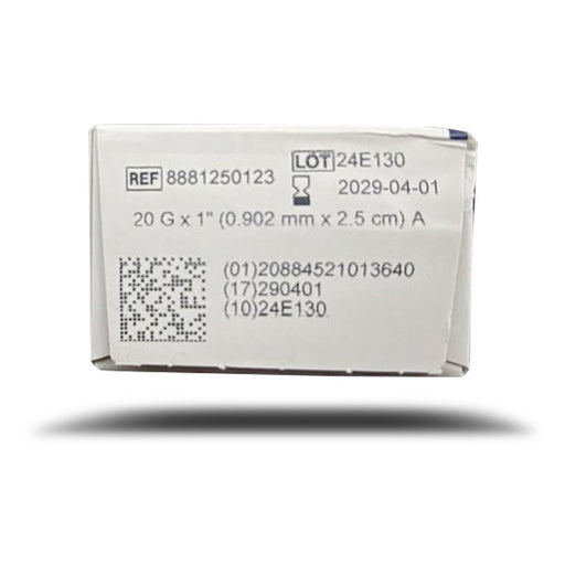 Rx Monoject Polypropylene Hub Needles, Box of 100 - 01102MON-20X1 - 20G x 1" - 7