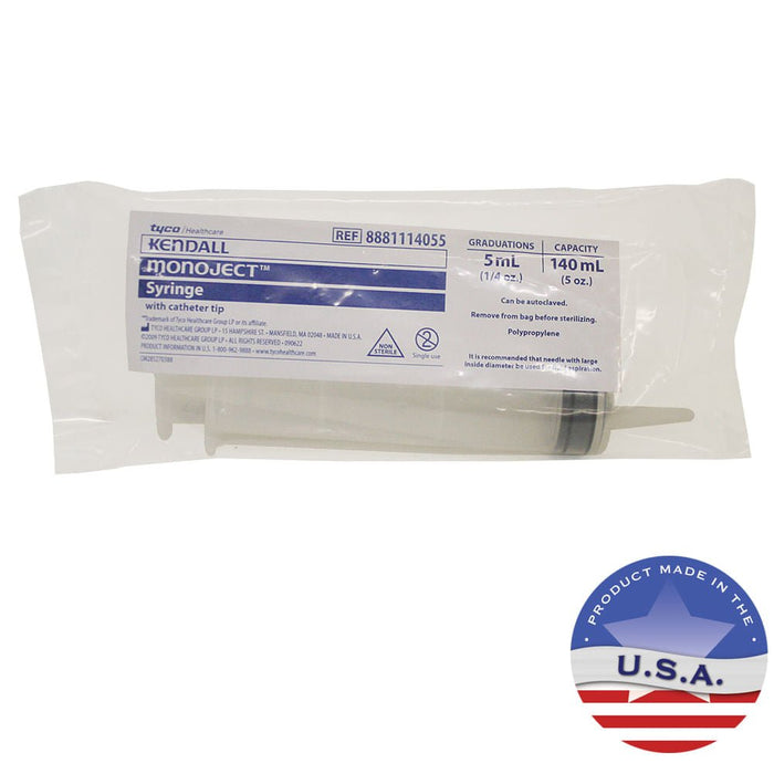 Rx Monoject Syringe with 140 cc Catheter Tip - 01101MON-140C - Clear - 140 CC Catheter - 1