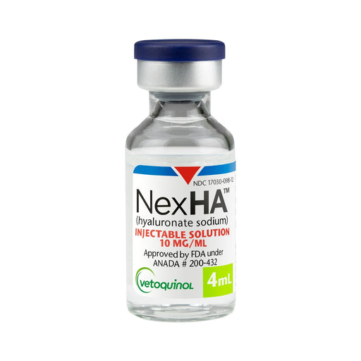 Rx NexHA Hyaluronate Sodium (Generic) Injectable Joint Treatment Solution for Horses - 012MID-313 - 4ml - 1