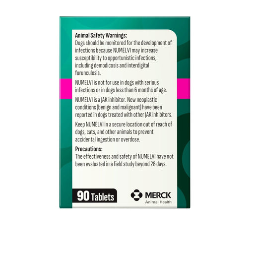 Rx Numelvi (atinvicitinib) Tablets for Dogs with Allergic Dermatitis - 012MER-218058 - 31.6 mg - 90 Tablets - 2