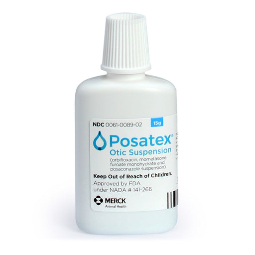 Rx Posatex Otic Suspension for Dogs, 15 gm Bottle - 012SCH-7392 - 2