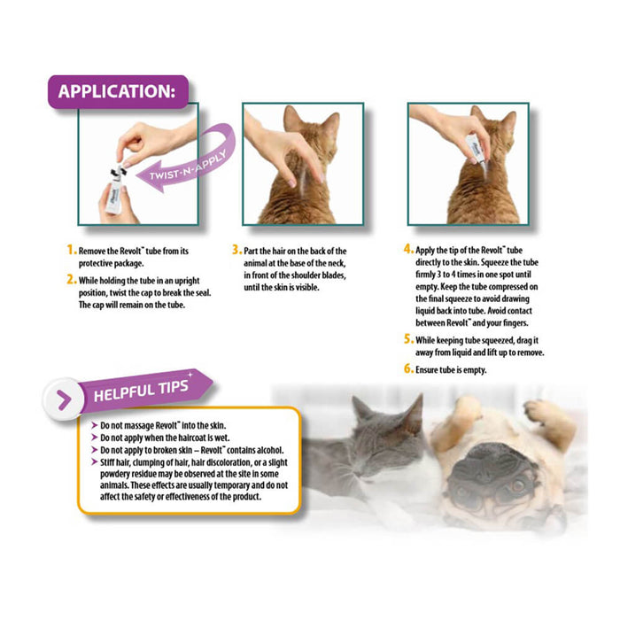 Rx Revolt (Selamectin) for Cat/Dog, 0 - 5 lbs, 3 pk - 012AUR-09701 - 0 - 5lbs - 3pk - 5