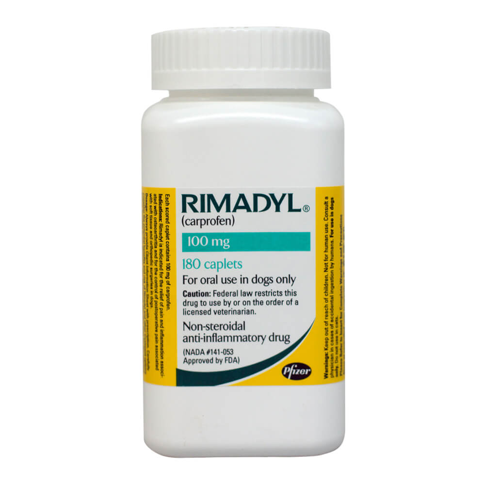 Rx Rimadyl Caplets for Dogs (Carprofen) — Pet Supplies 4 Less