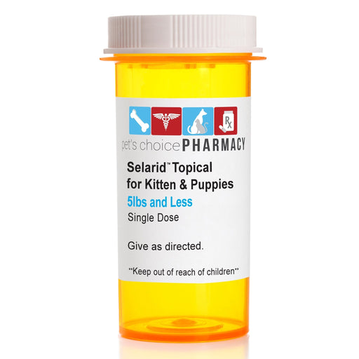 Rx Selarid (selamectin) Topical for Puppies & Kittens 0 - 5 lbs – Flea, Heartworm & Parasite Prevention - 012NOR-3349-S - 0 - 5 lb - 1 pack (1 Month Supply) - 2