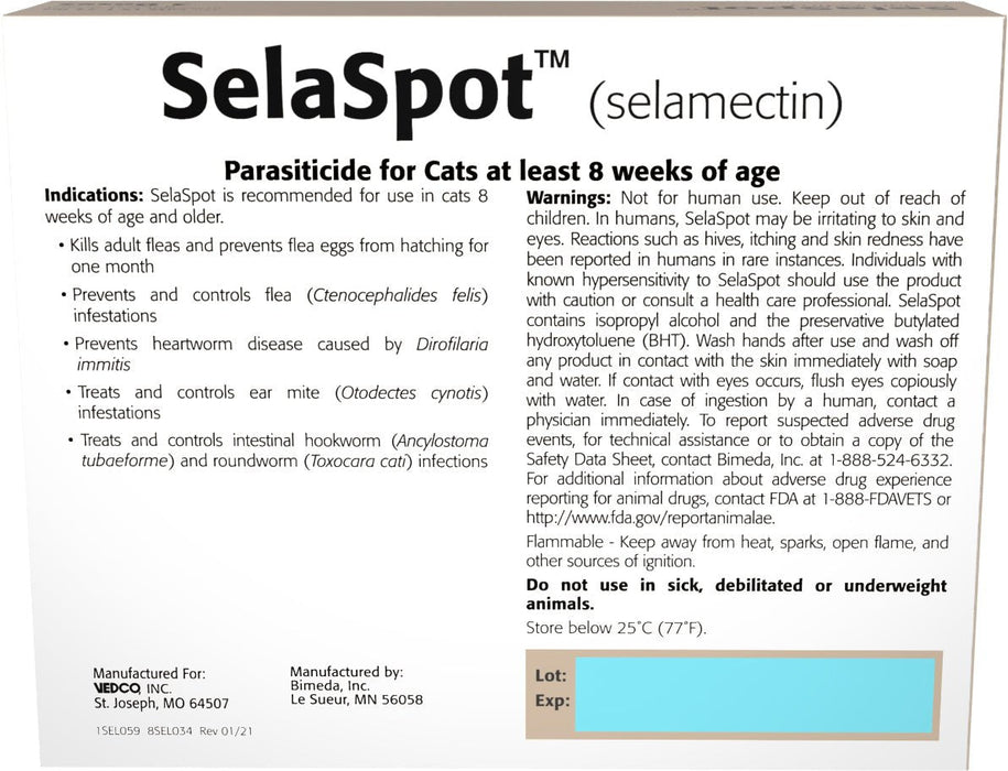 Flea Rx Rx SelaSpot - Multiple Sizes — Pet Supplies 4 Less
