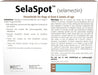 Rx SelaSpot (selamectin) Once - A - Month Flea & Heartworm Topical Solution for Dogs - 012VED-21994 - 10.1 - 20 lbs - 3 Doses - 4