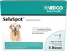 Rx SelaSpot (selamectin) Once - A - Month Flea & Heartworm Topical Solution for Dogs - 012VED-23998 - 40.1 - 85 lbs - 3 Doses - 7