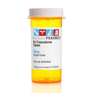 Rx TraZODONE Hydrochloride (Generic) Tablets for Dogs - 012APO-43301-1 - 50 mg - 1 tablet - 3