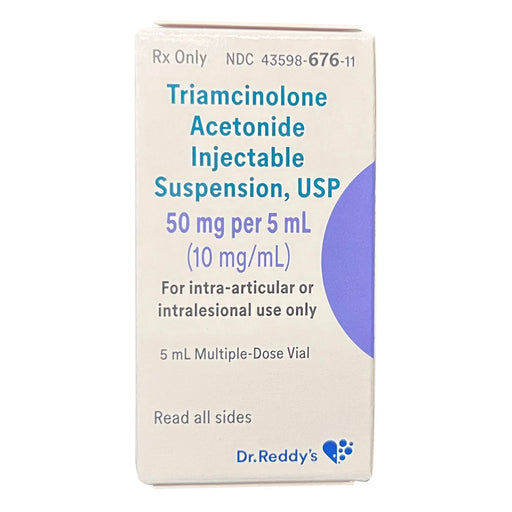 Rx Triamcinolone Acetonide Injectable Suspension Injection for Dogs & Cats, 10mg/ml x 5ml Vial - 012-KENALOG - 1