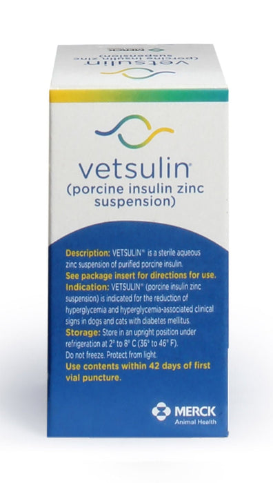 Rx Vetsulin, 40 units/mL Injectable, 10 mL - Jeffers - Animal Health & Wellness > Medicine