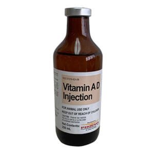 Rx Vitamin AD Injection for Cattle, 250 mL — Pet Supplies 4 Less