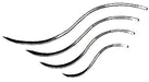 S Curved Needles - HLN1 - 2 3/4" - 2