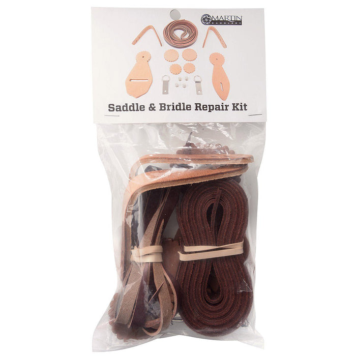Saddle and Bridle Leather Repair Kit - CR1WY - Brown - Horse - 1